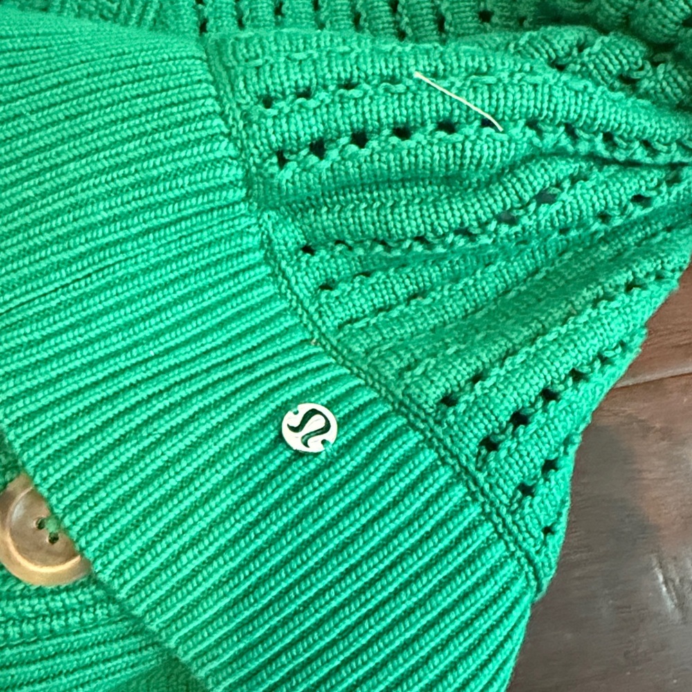 Lululemon Green Knit Cardigan Sweater - Women's xs - Picture 3 of 3